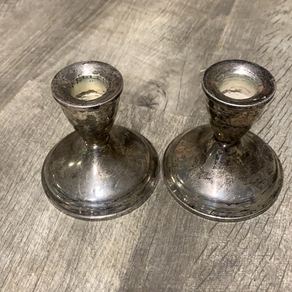 Set of vintage candleholders - Picture 2 of 11